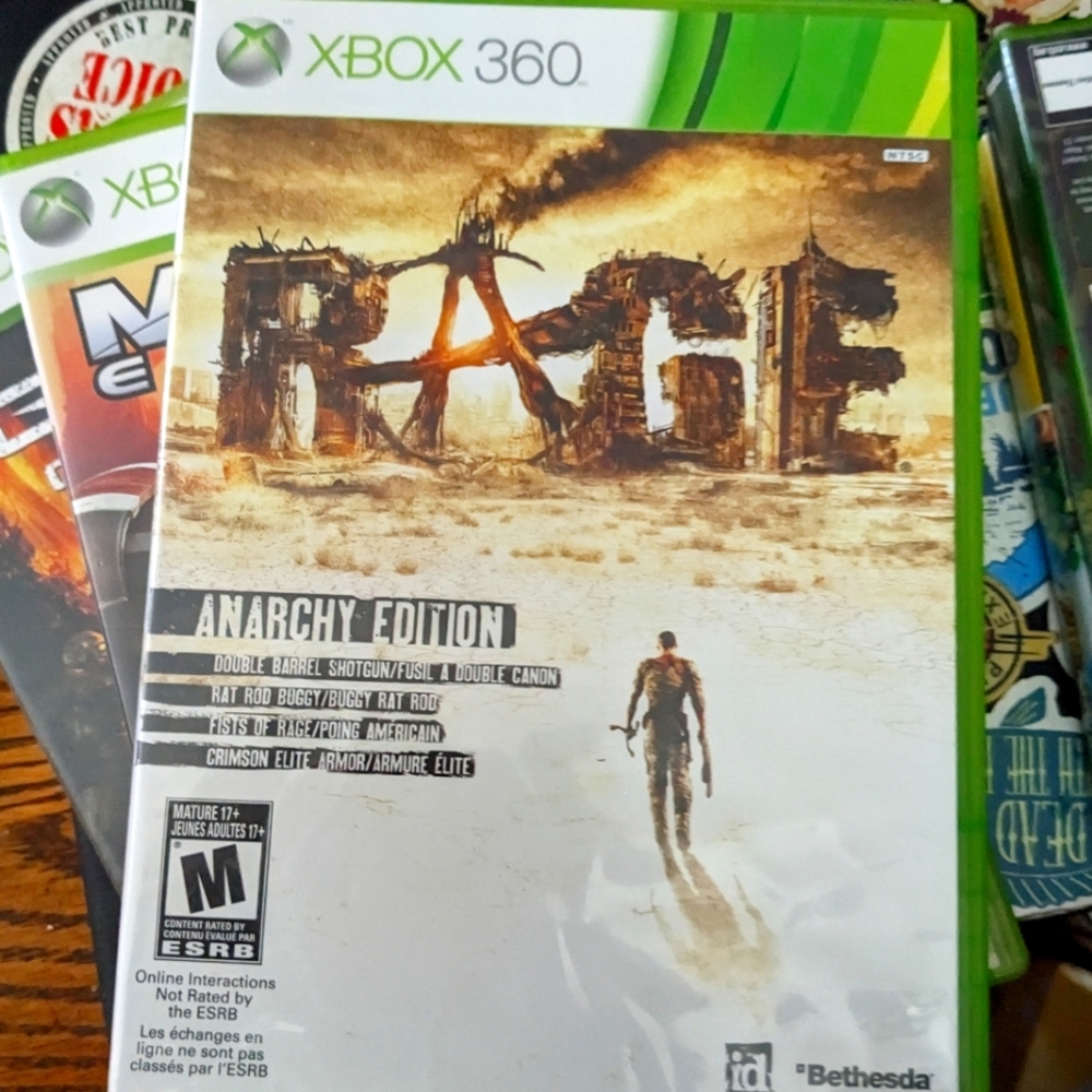 RAGE Anarchy Edition • XBOX 360 • 3 Discs Bundle•Complete in Box + Manual ✔️ VG
